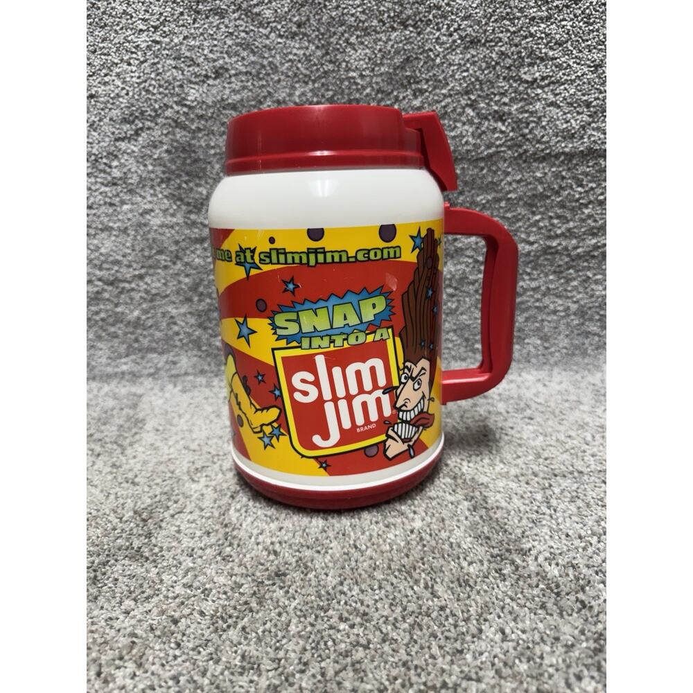 Vintage Slim Jim 64oz Travel Jug Insulated Oversized Thermos 2000 Whirley